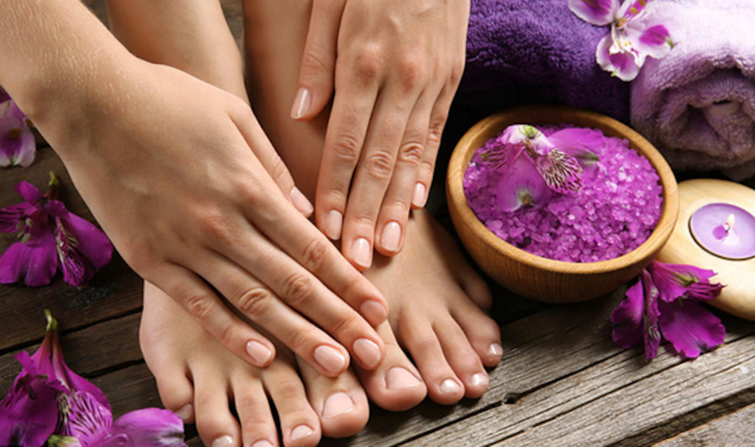 Pedicure at home